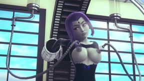 Raven fell in Cyborg's trap