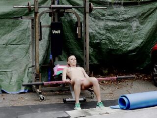 BTS - Exhibitionist, Lora Cross's Savage Outdoor Workout