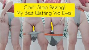 Peeing My Grey Panties DESPERATION