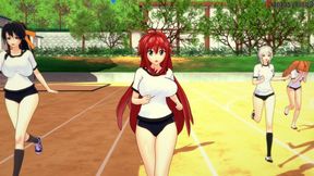 Rias Gremory Seduces me and invite me to fuck in the gym - DXD NTR Madness Series