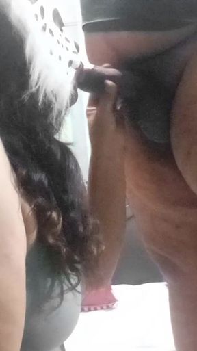 Indian Doctor and Indian Nurse Blowjob in the Hotel
