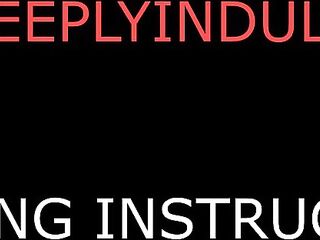 INSTRUCTIONAL ASMR FOR YOUR GUIDED PLEASURE (AUDIO FOR WOMEN) CUM CHALLENGE