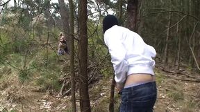 Wild Blonde Shemale Craves Two Penises Simultaneously