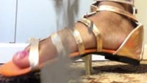 Giantess special effects - giantess destroys tiny human studio apartment 4k, smaller shrinking fetish, crush, foot domination