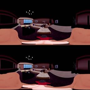 [VR 360 4K] Rin Tosaka Fate/stay night Showing off the pussy