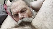 Old Hairy Bear Sucking Cock