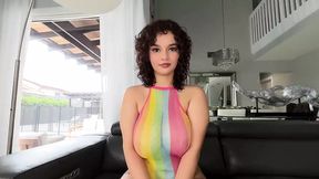 Crystal Chase &mdash;  natural big titty babe &mdash;  gets fucked by my huge cock&#x1F32D; and feels her tight pussy&#x270C;
