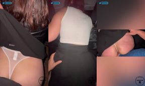 Homemade and public sex in the car with my girlfriend's sister! Hot moans