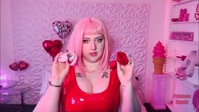 Valentine Training! Femdom Chastity And Anal Training Pov With Princess With Princess Dandy