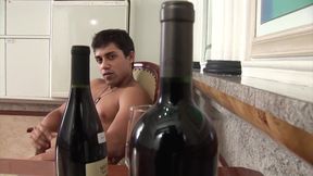 Latin DILF Juan seduces and strokes his cock