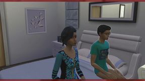 Stepsister with Stepbrother