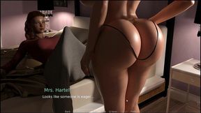 milf breeder [ futa ntr hentai game ] ep.14 anal creampie my teacher while her husband is in the room next door !