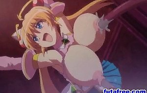 Tentacled hentai girl fucked by futagirl