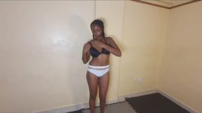 Esther fucking herself with a dildo