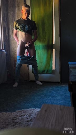 Wank Solo Thomas. Big Dick Jerked off