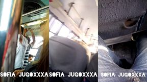 mi puta caliente en el metro en el camion en la camioneta y en el hotel con diferentes desconocidos