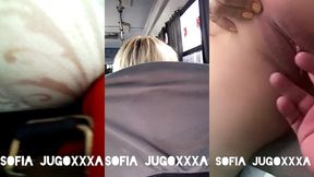 mi puta caliente en el metro en el camion en la camioneta y en el hotel con diferentes desconocidos