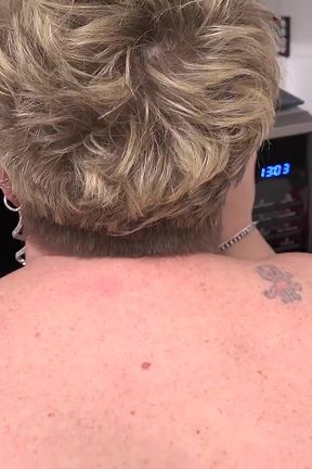 Auntjudys - Fucking Your Busty Mature Wife Chantelle Blue in the Kitchen (pov)