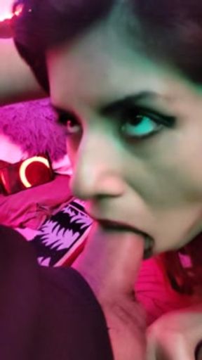 While my friend takes a bath I suck her brother's