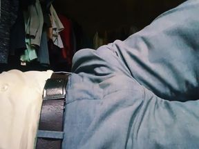 Asian Old man mastrubation big cock