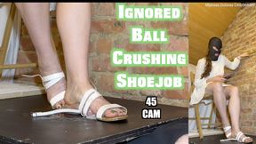 My Sandal = Your Fleshlight: Ignored Ball Crushing Shoejob in my Sweaty Sandals & In shoe Cumshot **45 CAM version** candid ballbusting CBT crush balls femdom ignore thongs inshoe cum play shoe fetish footjob FJ trampling cum in shoe slapping POV