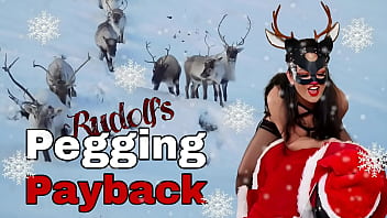Miss Raven's Christmas Pegging Payback: Rough Femdom FLR Training