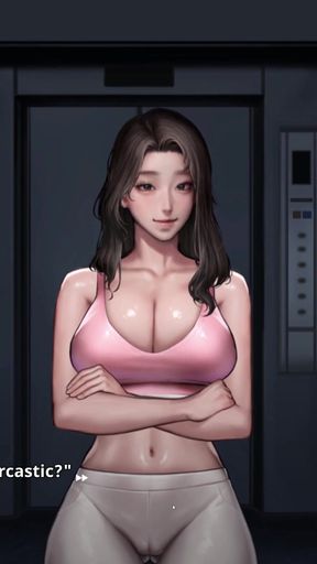 Iconic moment from &quot;EP5: Hot Yoga Sex with Airi - Secret Pie&quot;