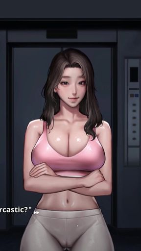 Iconic moment from &quot;EP5: Hot Yoga Sex with Airi - Secret Pie&quot;