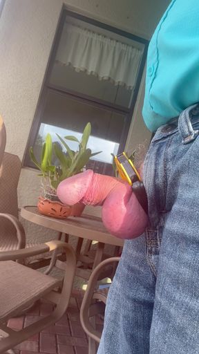 Tight Cable Clamp On The Patio