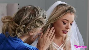 Cheating Wedding Blonde Lesbian Heat Turns Into Passion