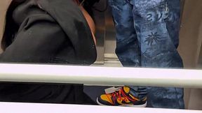 fuck hard in an elevator with chris diamond