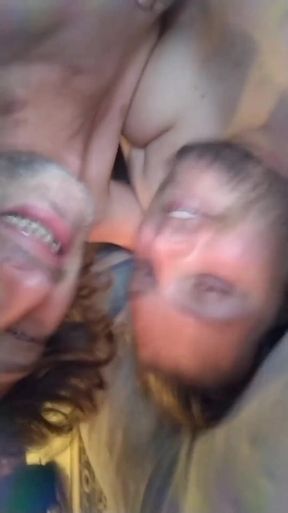 My Pussy Is Getting Fucked by My Girlfriend's Dick!!