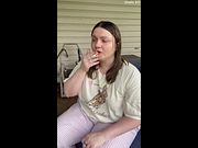 smoke a cig with Shells, gfe custom video