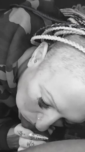 Lucky Gurl Livie Blainn - Throat Fucking Bondage Blowjob