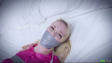 Pink Satin Blouse BDSM Blonde EP 3