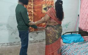 Mathvan, Who Lives in the Same House, Saw the House Owner's Wife Wearing Panties and Wants to Taste Her