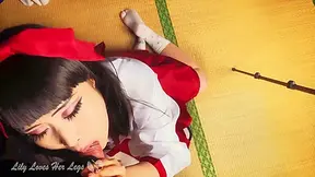 Uncensored Japanese Mikosan Tabi Sock Sockjob Footjob Foot Fetish Blowjob
