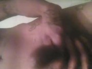 Black Twink swings his BBC and make ass clap