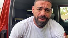 Alone Ricky Larkin Ties up His Cock &amp; Balls in an Abandoned Factory