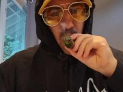 POV of Hot Sauce CEO working from home