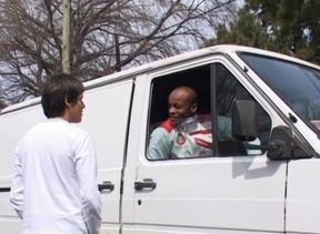 Pick up for 3some anal fuck