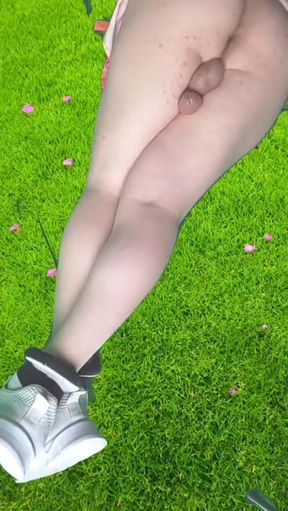 Booty Blonde Femboy Sweet Juicy Ass Smooth Thighs Lollipop Sissy