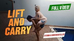 BBW BEING CARRIED BY SKINNY MAN - SHOP MR FETISH -