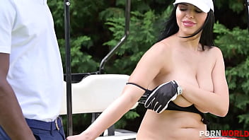 Kira Queen Gets Her Pussy Destroyed By BBC Golf Instructor After Getting Caught Masturbating