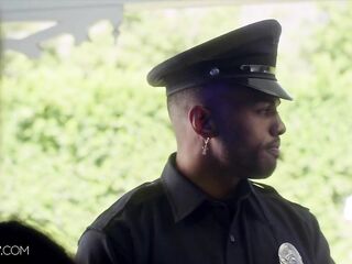Amber Moore can't resist a chap in uniform