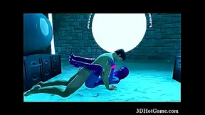 3D Blue Alien Babe Gets Fucked Hard in Ancient Temple for FacialCumshot Fantasy