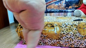 Kirsten Hill Big Ass closeup, Dildo Masturbation