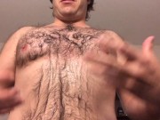 My Cum On My Hairy Chest Worship Gay JOI ABRIDGED