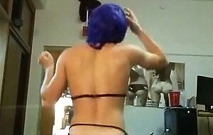 Foxy Femboy Teases and Dances