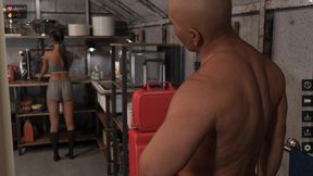 In the Sound of Silence - v0.1 - Cho made Eiko look at his cock